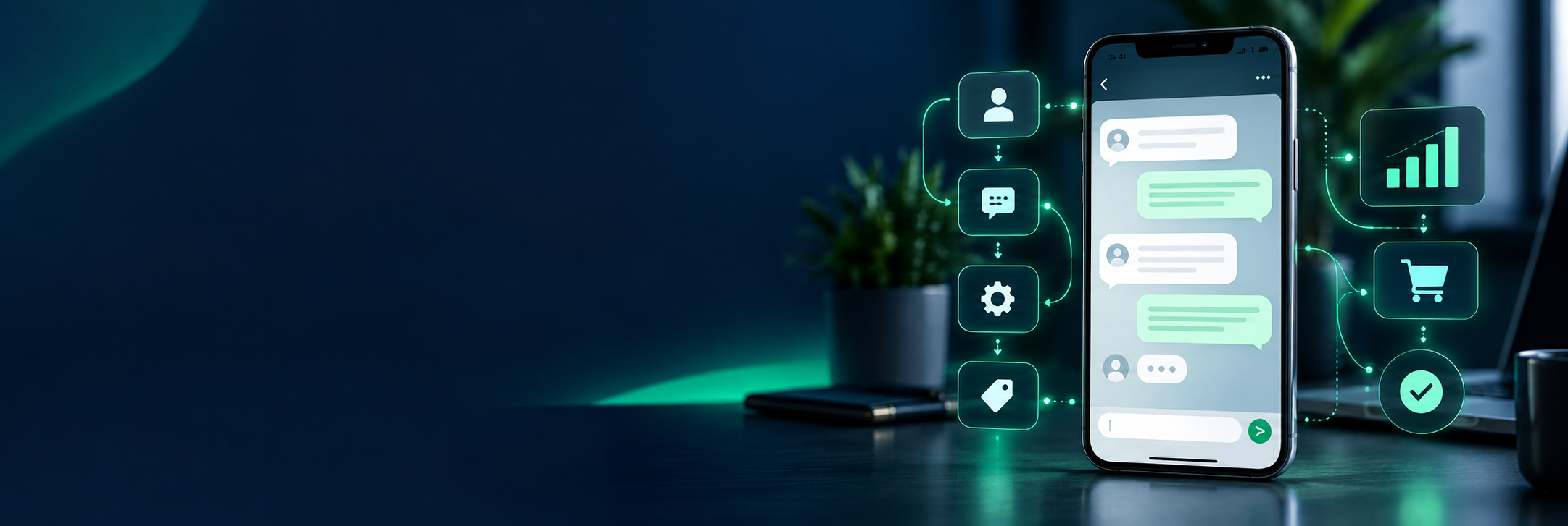Automatize seu atendimento e vendas